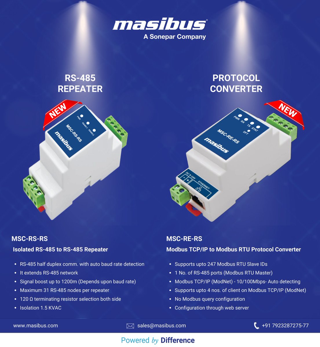masibusofficial's tweet photo. 𝐇𝐚𝐩𝐩𝐲 𝐭𝐨 𝐚𝐧𝐧𝐨𝐮𝐧𝐜𝐞 𝐍𝐞𝐰 𝐏𝐫𝐨𝐝𝐮𝐜𝐭𝐬 𝐢𝐧 𝐭𝐡𝐞 𝐌𝐚𝐬𝐢𝐛𝐮𝐬 𝐂𝐨𝐧𝐯𝐞𝐫𝐭𝐞𝐫 𝐒𝐞𝐫𝐢𝐞𝐬.

𝐌𝐒𝐂-𝐑𝐄-𝐑𝐒: Isolated RS-485 to RS-485 Repeater
𝐌𝐒𝐂-𝐑𝐒-𝐑𝐒: Modbus TCP/IP to Modbus RTU Protocol Converter

https://t.co/KP04qiPUSN https://t.co/UzPYQFDgBj