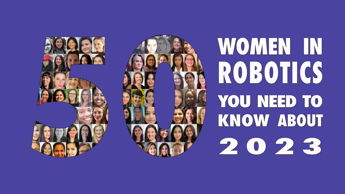 The 2023 '50 women in robotics you need to know about' collection is out! Just in time for International Women in Robotics Day - October 4th. Please repost and share! #womeninrobotics #buildthefuture womeninrobotics.org/2023/10/04/50-…