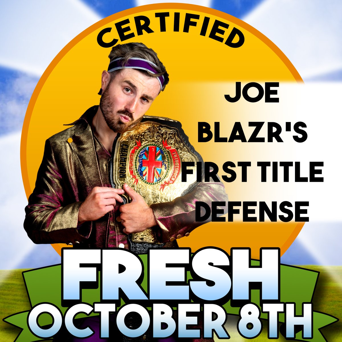 FutureShockWres's tweet photo. BREAKING NEWS!
@JoeBlazr's first challenger has been signed for #FSWCertifiedFresh this Sunday at @TheUnionMMU.
We'll make it official tonight. Watch this space. https://t.co/kOHDj1gmkU