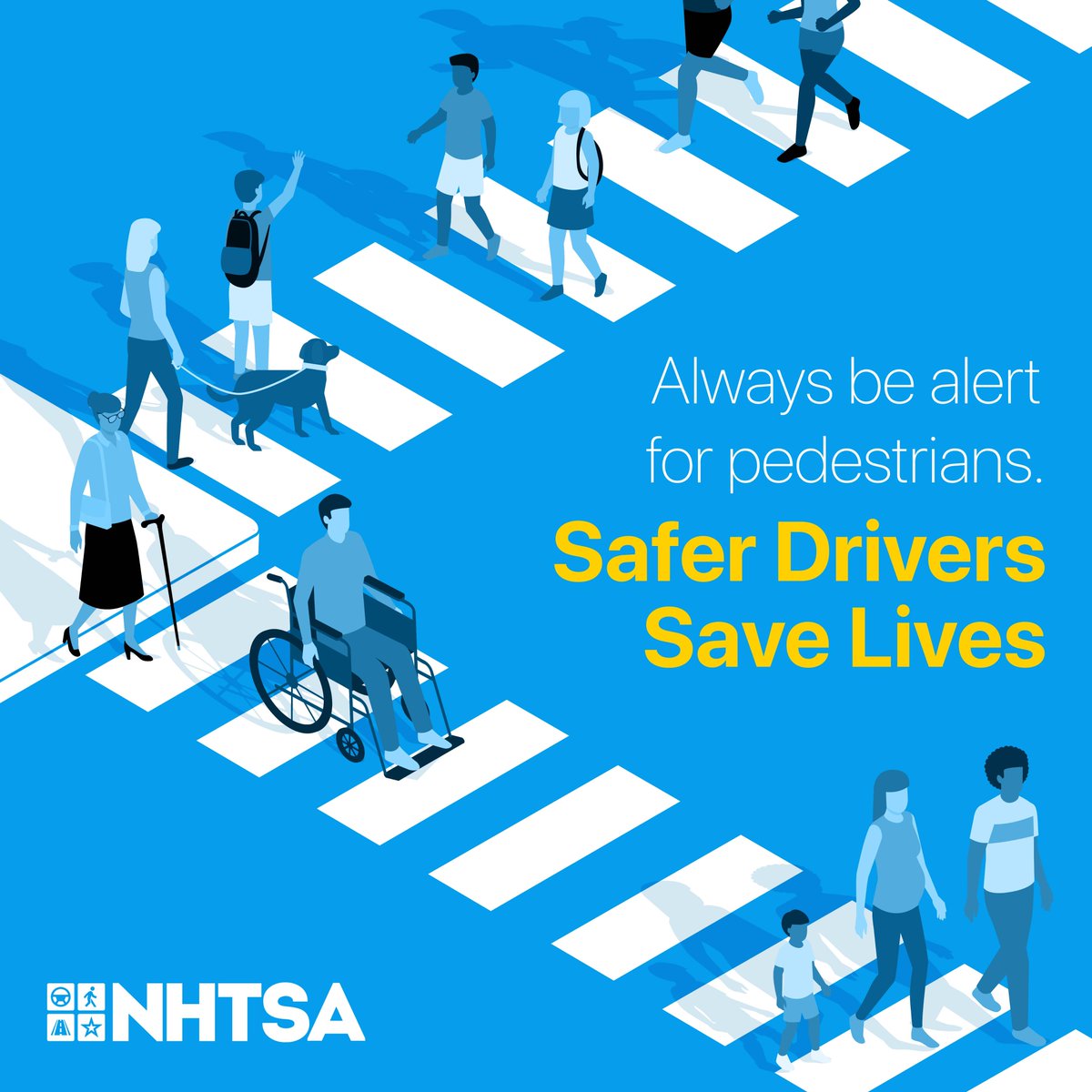 October is National Pedestrian Safety Month