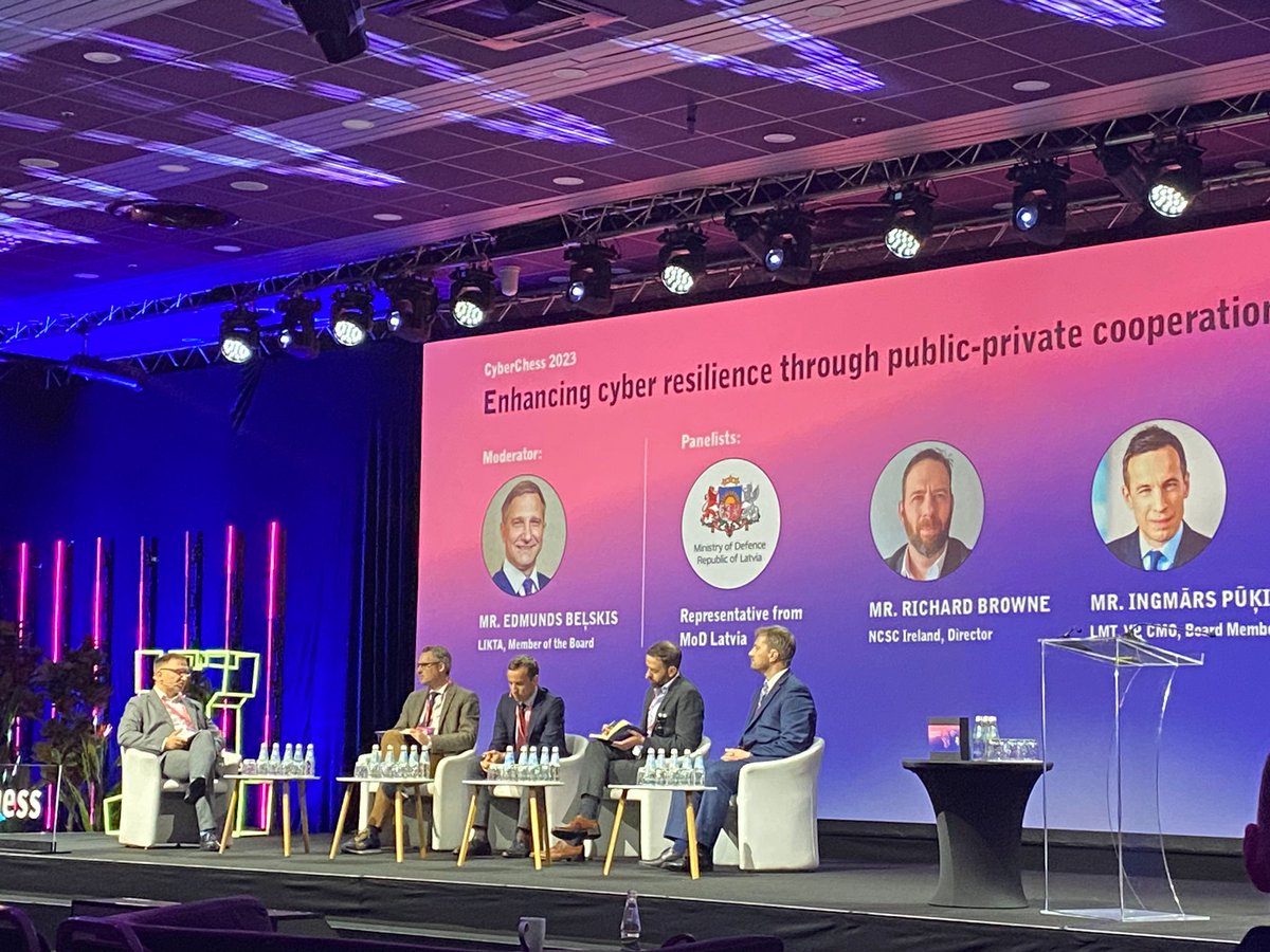 IrelandinLV's tweet image. Effective public-private partnership is essential to meet the global cybersecurity challenges and opportunities.  Director of Ireland’s NationalCyberSecurityCentre @ncsc_gov_ie Richard Browne brought valuable lessons, experiences and perspectives to the discussion #CyberChess2023