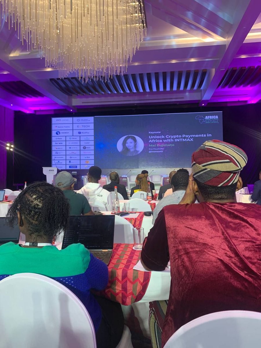 Now we are listening to Mai Fujimoto, Cofounder of <a href="/intmaxIO/">INTMAX main</a> speak on unlocking crypto payments in Africa