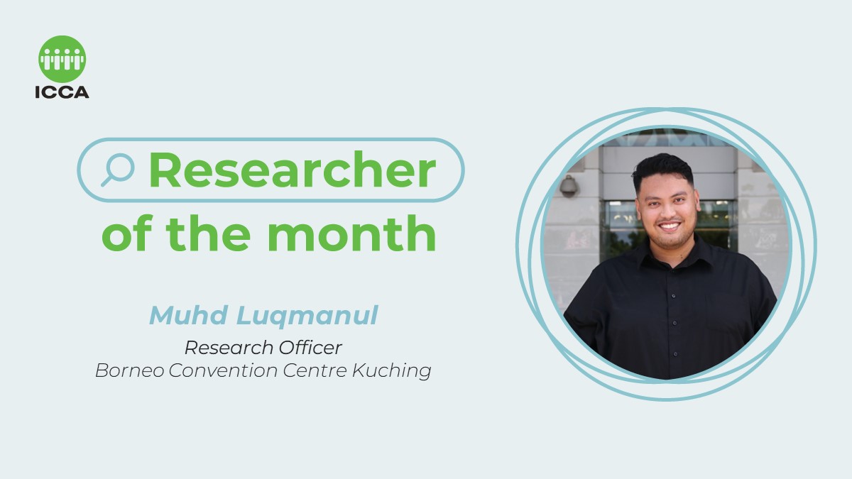 🎉Congratulations to Muhd Luqmanul, Research Officer at Borneo Convention Centre Kuching (BCCK), for securing the title of Researcher of the Month! Read more about their research using the #ICCAWorld database here ➡️ ow.ly/NQVq50PSNkN #ICCAWorld #Eventprofs