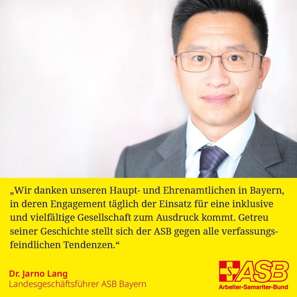 Unser Landesgeschäftsführer findet klare Worte – und unterstreicht mit seiner Botschaft die Grundsätze, denen sich der ASB im Bereich Diversity verpflichtet fühlt. Nachzulesen hier: asb-bayern.de/vielfalt
Am 8. Oktober haben wir alle die Wahl. Eure Stimme für unsere Demokratie.
