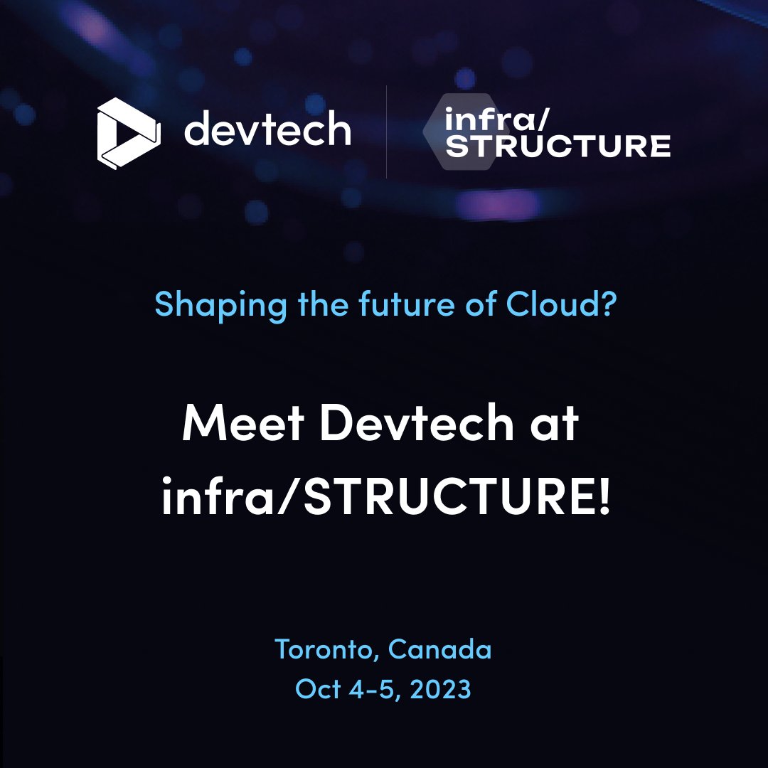 devtechgroup's tweet image. 🚀 Are you in Toronto for the infra/STRUCTURE conference?
Reach out to our team to discuss how we can help elevate your cloud strategy.
🌐 devtechgroup.com
#infrastructure23 #CloudJourney #cloudnative #digitaltransformation