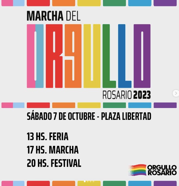 PresentesLatam's tweet photo. 🇦🇷📢¡Comenzaron las Marchas del Orgullo en todo el país!
🌈🖊️Estamos armando un listado con todas las actividades de este #Orgullo23: https://t.co/z6F47IeX9x
📢Este fin de semana se marcha en Rosario (Sta Fe), Río Cuarto (Cba) y Merlo (Bs As) 
🛠️¿Nos faltó alguna? Dejanos los datos en comentarios y la sumamos⬇️