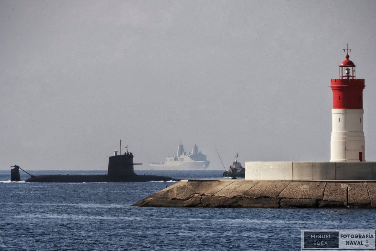 #SubWednesday #Submarines
Pic of the day 📸
#S81IsaacPeral #LPD19MesaVerde
@WarshipCam @blog_naval
@FORONAVAL @criscrismr 
#Cartagena #LaOficina
#Octubre2023