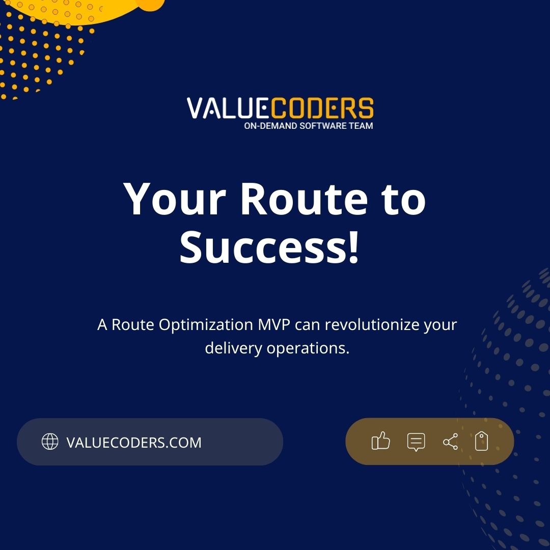 ValueCoders's tweet image. 🚀Cut Delivery Costs by 20% with Real-Time Traffic Data! 🛣️
valuecoders.com/mvp-app-develo…
#RouteOptimization #MVPDevelopment #AppDevelopment #ValueCoders