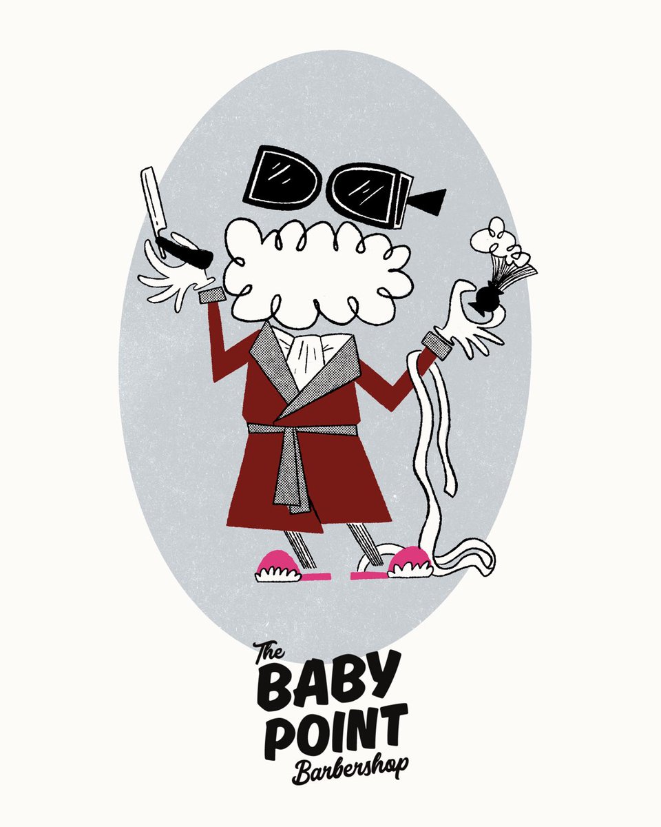 Bracebridge_'s tweet photo. Some horror themed artwork I created for The Baby Point Barbershop in Toronto. Can’t wait to see the prints hanging in the shop. 
Appropriate for the month we’re in!💈🧛‍♂️ 🎃

#illustration #illustrator #invisibleman #dracula #wolfman #barbershop https://t.co/YxzzDbwGX2