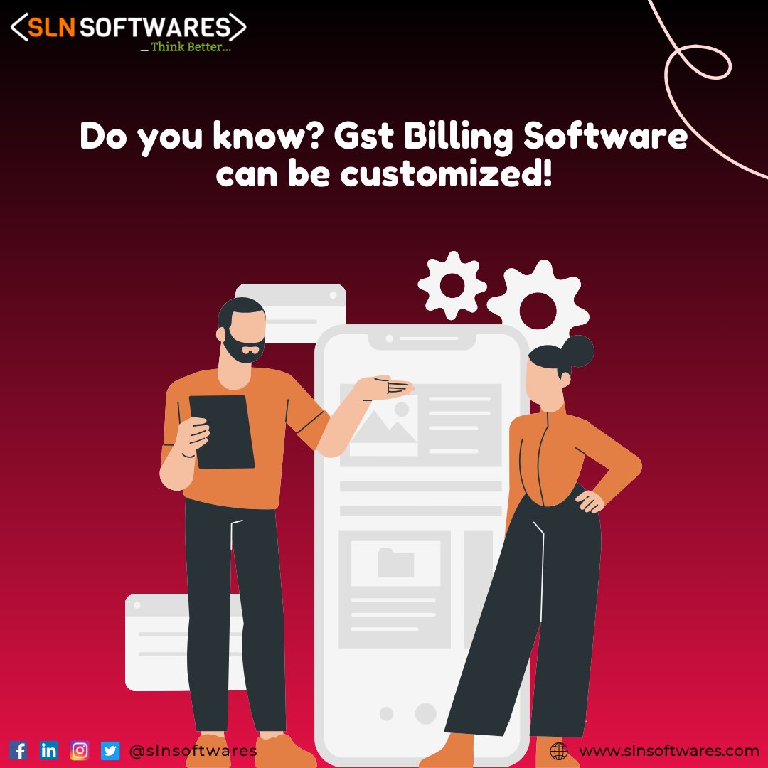 slnsoftwares's tweet image. Yes, GST Billing Software can be customized according to unique business requirements. SLN Softwares offers 100% customizable gst billing software to meet client&apos;s expectations.
Contact us today at +91-9315898126
slnsoftwares.com/gst-billing-so…
#GSTBillingSoftware #invoicingsoftware