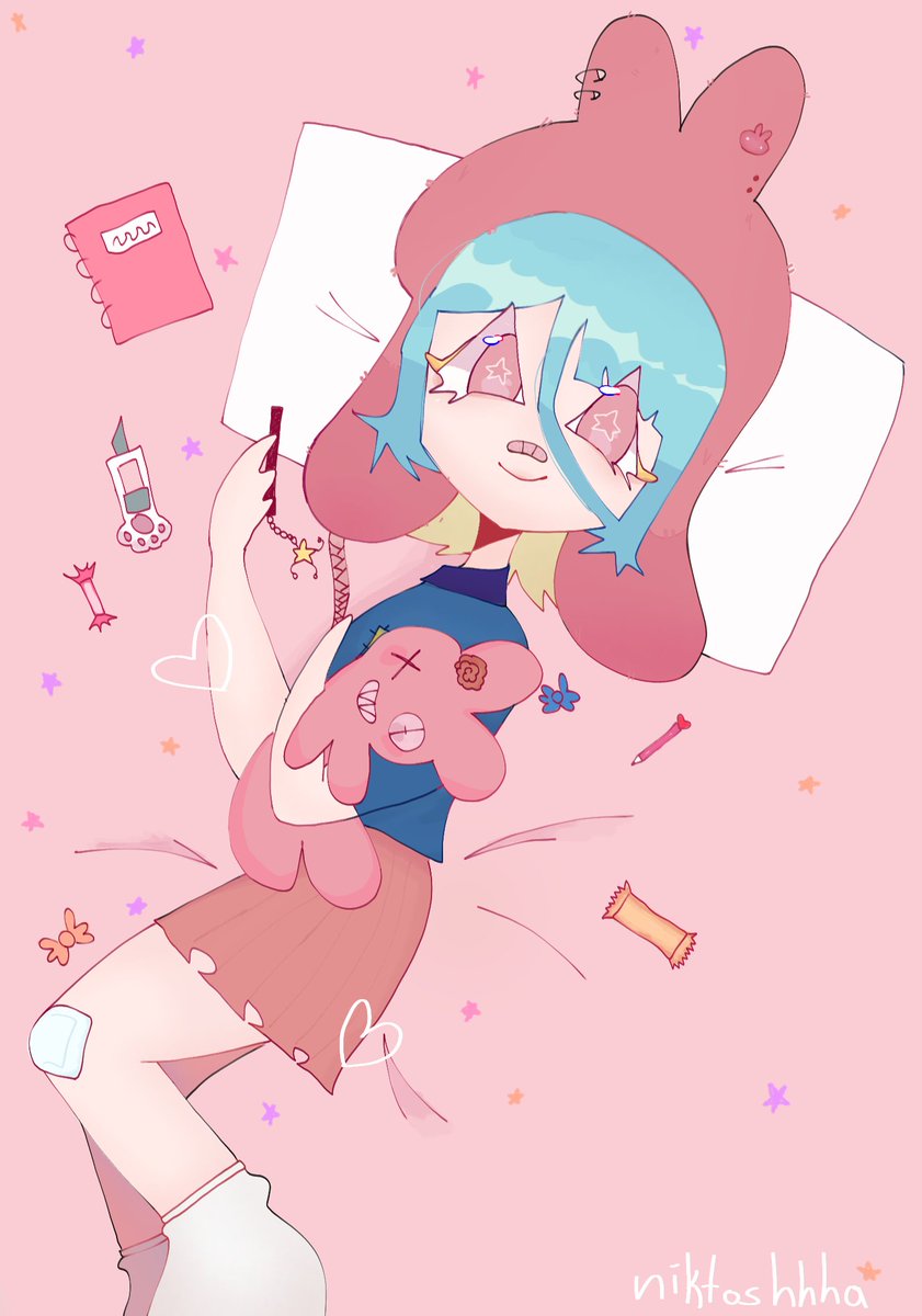 #art #ArtistOnTwitter #artist #oc #cute #pink #pinkart