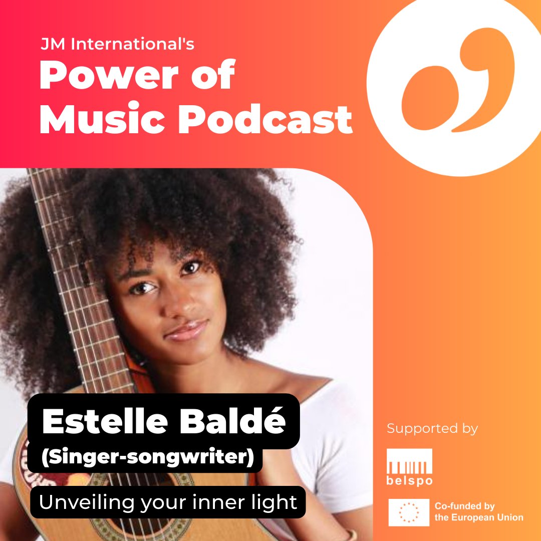 🎟️ Episode 27 is out! Episode Harmonizing Hope: Unveiling your inner light (with Estelle Baldé) 📢 Link to the episode: open.spotify.com/episode/1wjvaP… #podcast #powerofmusic #jminternational #estellebalde