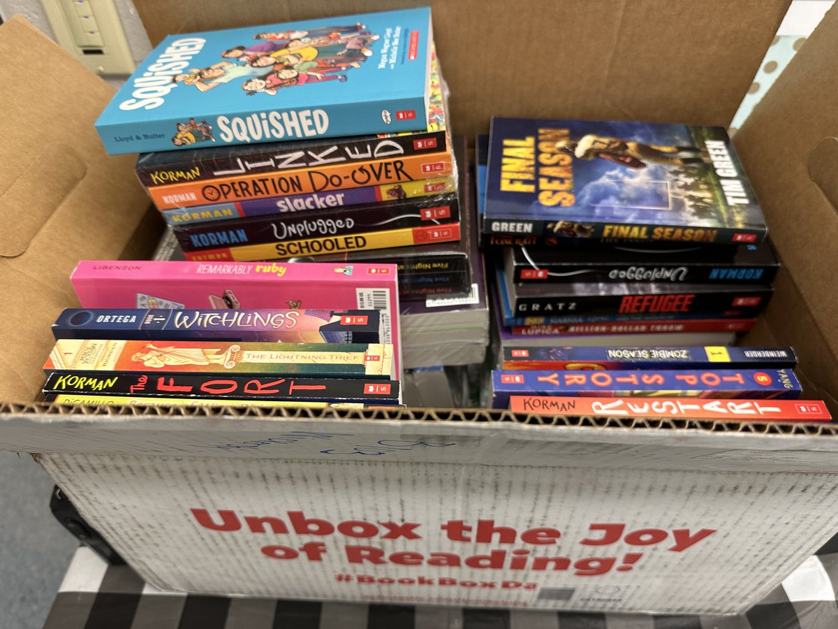 😍It's UNBOXING DAY! THANK YOU PLUM MUSTANG FOUNDATION!😍 HPI continues our commitment to engage our students' educational growth and to strengthen our Plum Community of Readers! CHECK OUT our delivery from the Plum Mustang Foundation Mini Grant!
<a href="/HPEPBSD/">Fran Sciullo, D.Ed.</a> <a href="/PlumTeachers/">Plum Teachers</a>