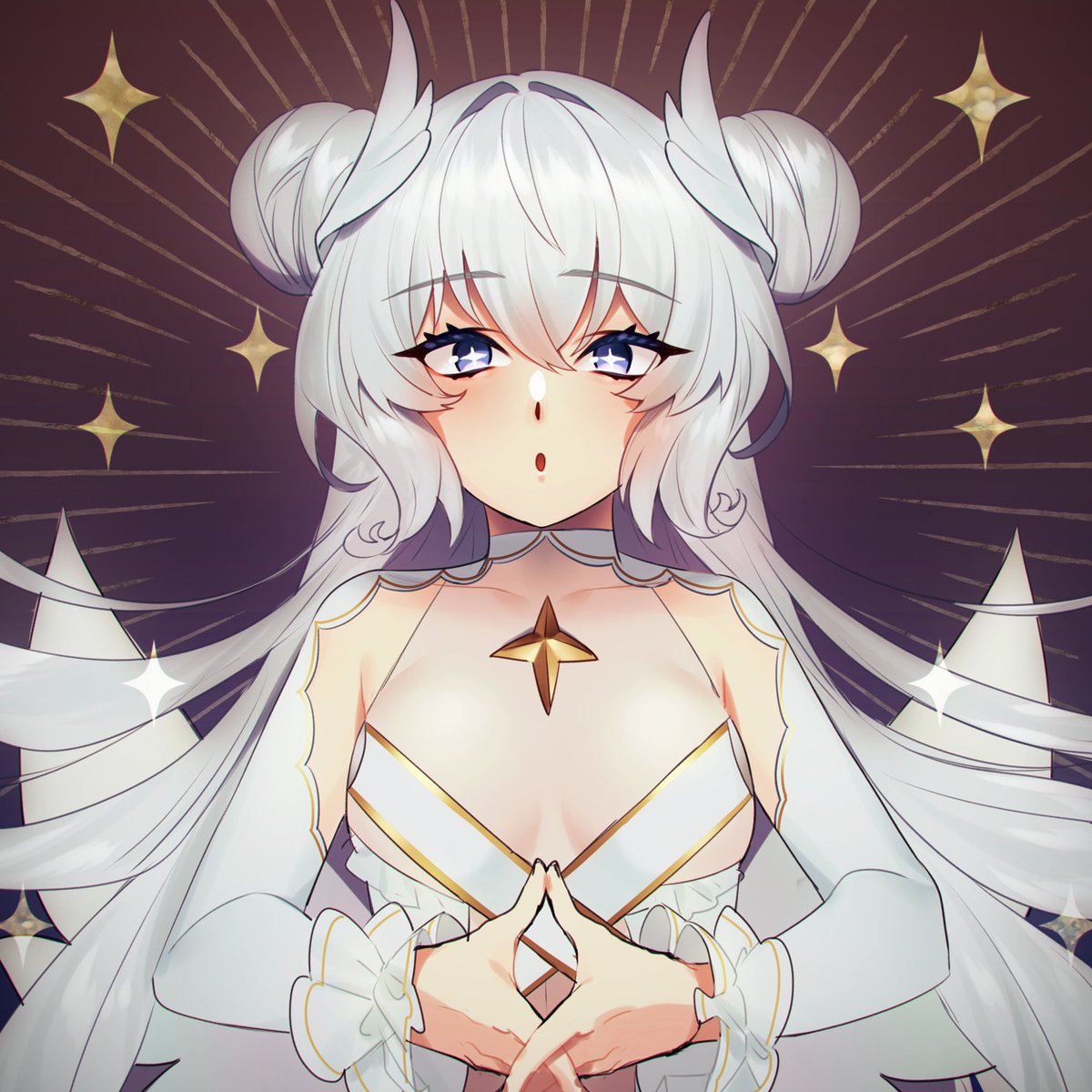 ル・マラン(アズールレーン) 「天使っぽいル・マランちゃん(μ兵装)  #天使の日」|酩酊ろっぱのイラスト