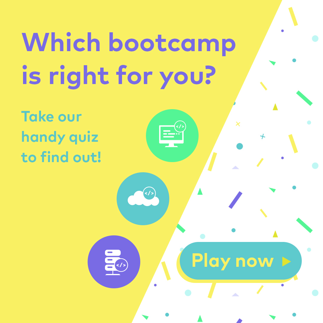 northcoders's tweet photo. Not sure which bootcamp is the right fit for you? 

Take our fun quiz and discover which Northcoders bootcamp aligns with your interests, whether it's your favorite movies or how you spend your spare time. 

Play today: https://t.co/LQmicGNEgS https://t.co/Q5mP7nnaCv