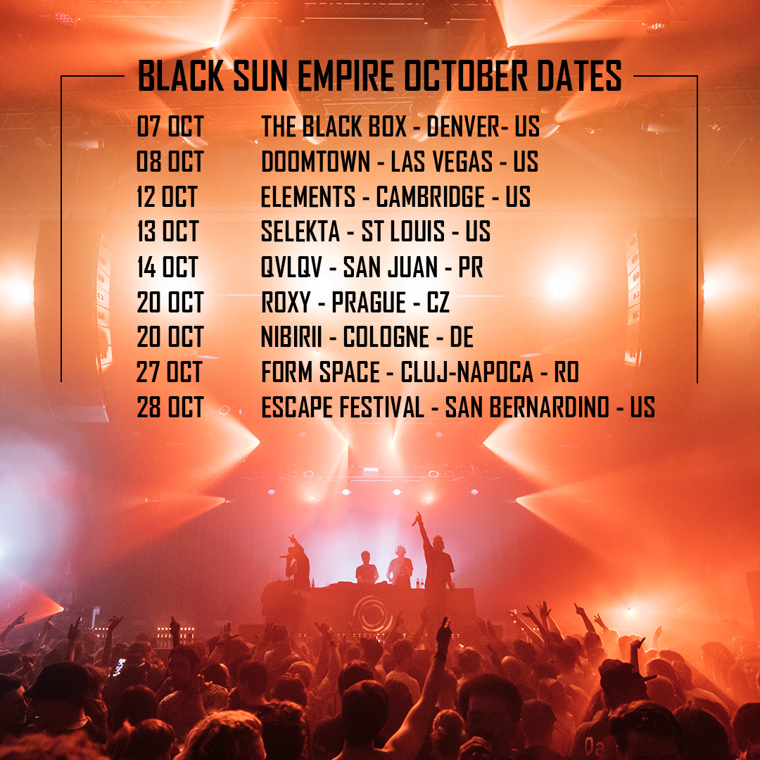 Busy month ahead while club season is starting again. Lot of US shows coming up, kicking off with <a href="/TheBlackBox5280/">The Black Box</a> and <a href="/doomtownlv/">Doomtown</a> this weekend 🔥

#october #clubseason #unitedstates #puertorico #czechrepublic #germany #romania #travel #event #music #drumandbass #drumnbass #dnb