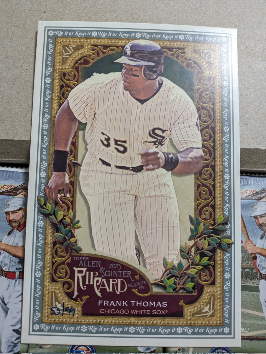 0420shonakamura's tweet image. ガレナーを変えるべく開けました｡

#Topps
#ripcard
#allenandginter