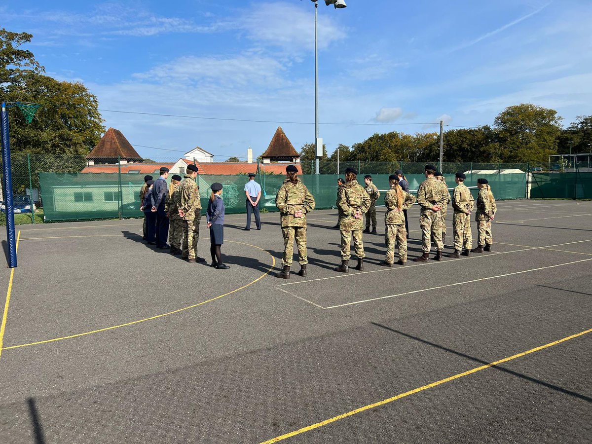 Epsom College CCF tweet media