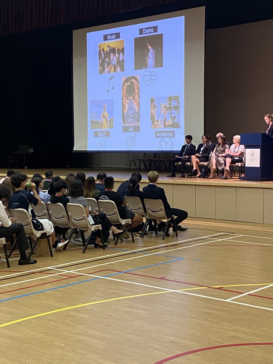HHKSPastoral's tweet photo. Mrs Hicks talking about the range of scholarships available at ⁦@Harrow_HK⁩. We offer awards in Drama, Art, Music, Sport, Academic and STEAM. https://t.co/OGtrwF9zf9