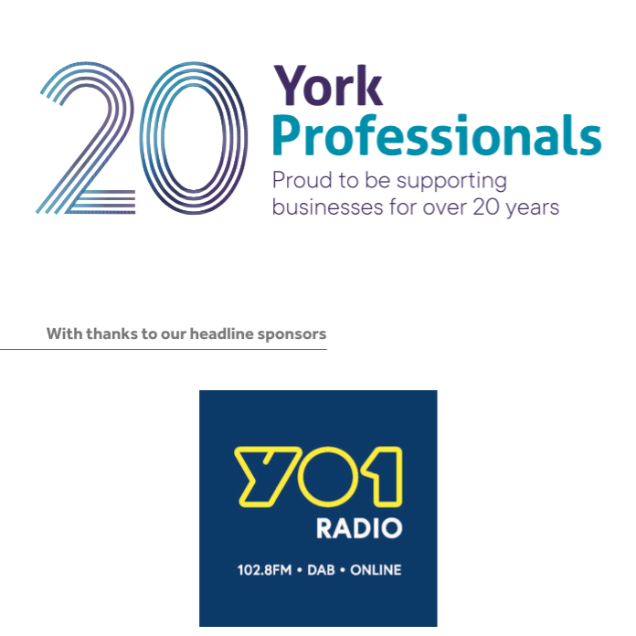 The York Professionals Annual Dinner 2023 is literally here (eeeek!)! With great thanks to one of our headline sponsors – YO1 Radio <a href="/thisisyo1/">YO1 Radio</a>

From the Minster to the Abbey – and beyond – YO1 Radio has it covered!

#HeadlineSponsor #AnnualDinner #ANightAtTheOscars #ThankYou