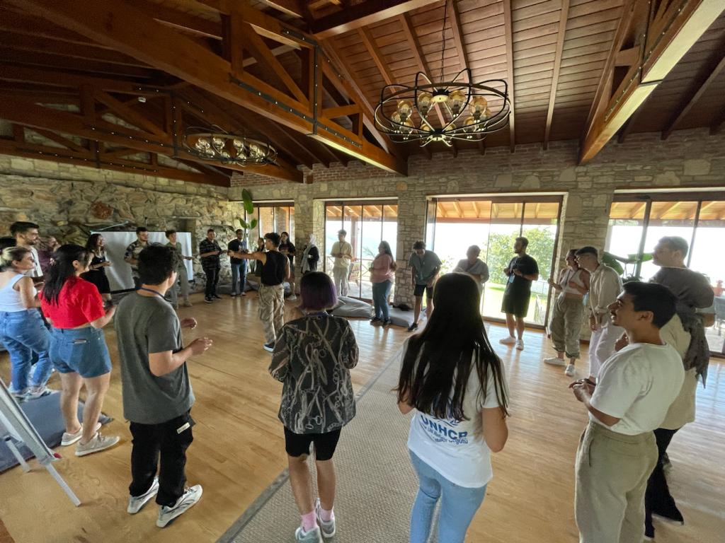 A Youth Camp organized in cooperation with UNHCR, Izmir Metropolitan Municipality Urban Justice and Equity Department and Izmir Youth Council brought together Turkish and refugee university students from diverse backgrounds, including youth affected by the February Earthquakes.