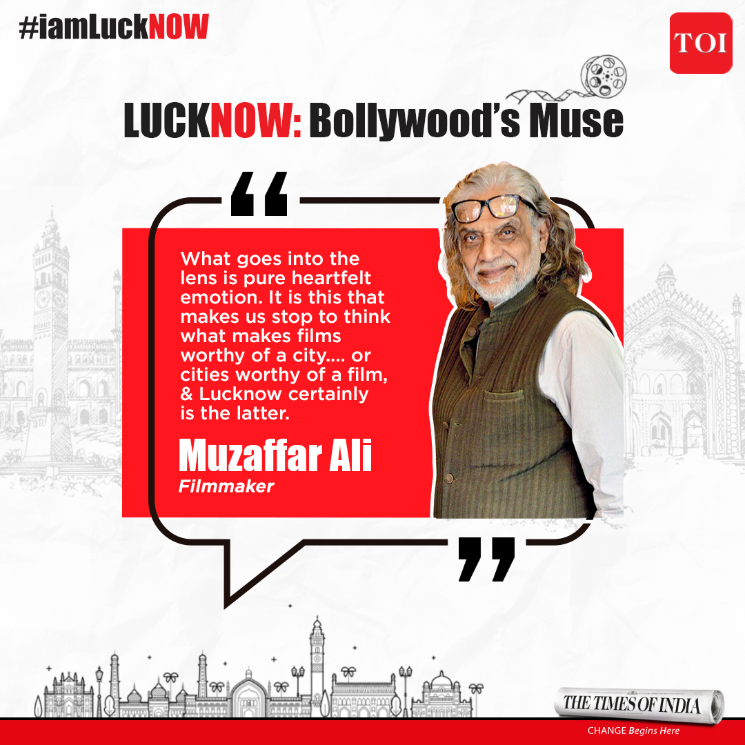 TOILucknow's tweet photo. Through the Lens of Stardom: Bollywood Whispers Love Notes to the Heart of Lucknow
Share a word/phrase that best describes Lucknow for you by clicking at the link in the bio or WhatsApp us on 9967156003.
#iamLuckNOW https://t.co/K7iAL7bxZB