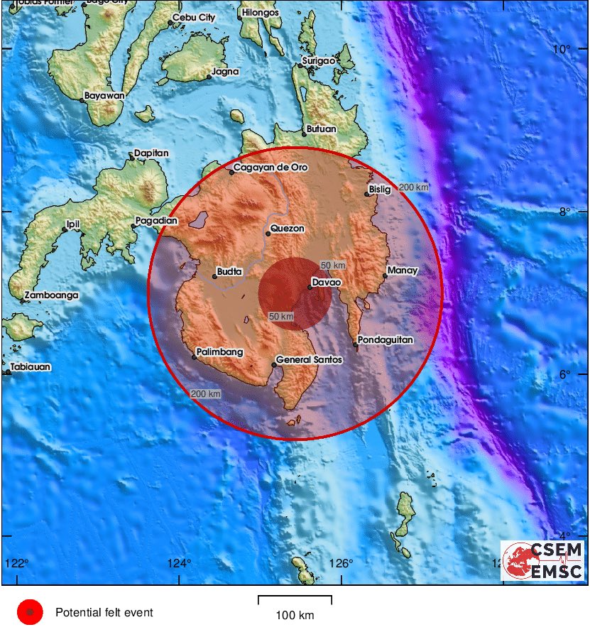 Seismes's tweet photo. Fort séisme au large d’#alabel aux philippines via @LastQuake https://t.co/VO5AkAbMYb