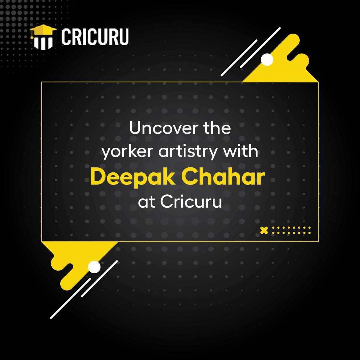 From the precise grip to the final release, every detail matters. 🎯 With Deepak Chahar's guidance and elevate your bowling game to the next level with Cricuru.

#Cricuru #BowlingTips #DeepakChahar #Yorker #Mastery #Cricket #Skills #Bowler #Pro #Coaching #Training #Master #Yorker