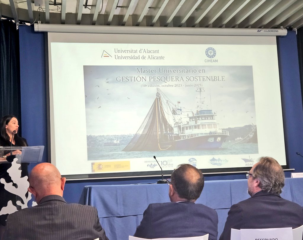 LindaFourdain's tweet image. #GFCM is participating in the inauguration of the MSc in sustainable fisheries management of the #UA and #CIHEAM. The collaboration between academia, research and international organisations guarantees generational renewal to ensure the sustainable use of our marine resources.