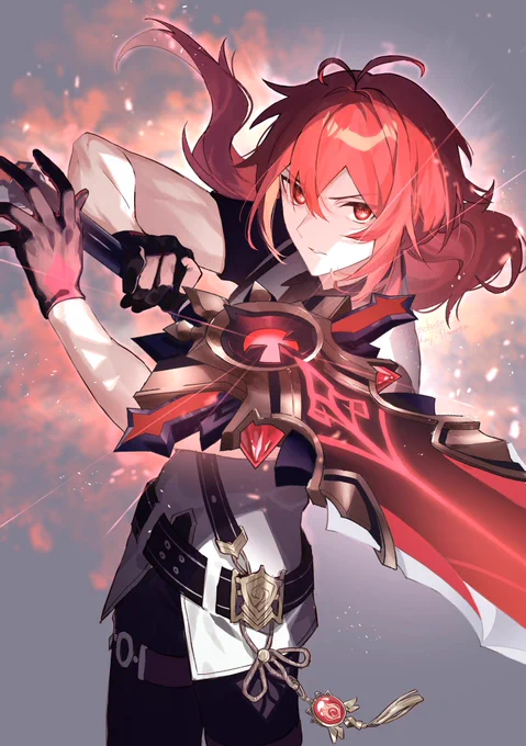 「判決を……下す!」ディルック#GenshinImpact #Diluc 