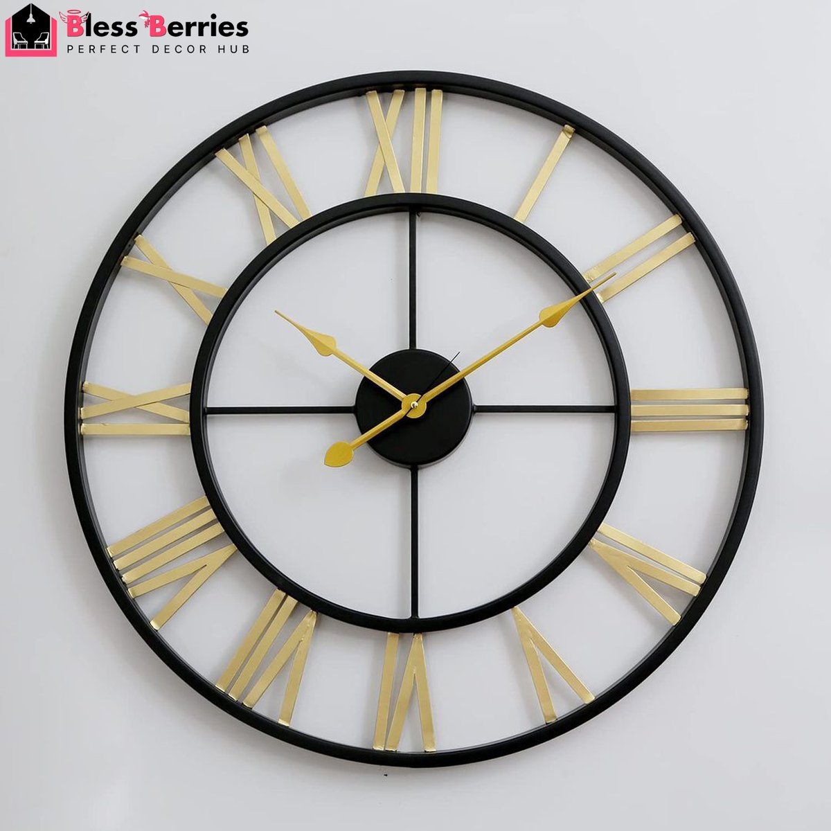 BerriesBless's tweet photo. The metal frame of the clock adds a
sleek and modern touch to any room, while its durable
construction ensures long-lasting use. 

Follow us @blessberries.india
Visit https://t.co/SeUoUaieC2 for more products.

#clock #time #watch #art #wallclock #clocks
#homedecor #watches https://t.co/UEPHRyci5C