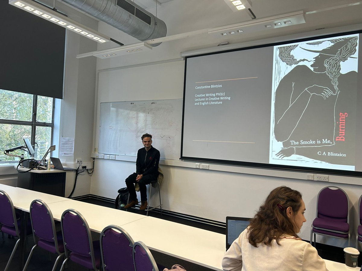 Always down to chat myth-making with classics students <a href="/UoBrisEnglish/">English@Bristol</a> @bristol_writing thank you <a href="/ashbwrites/">Ash Bond</a> for the invite 🙂 #AcademicTwitter #writersoftwitter #WritingCommunity