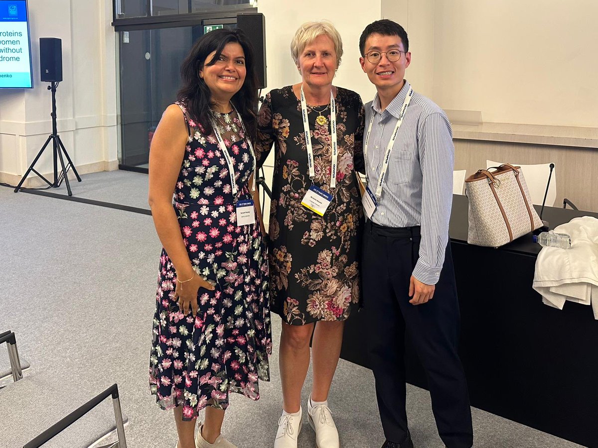 Privileged to present our systematic review &amp; meta-analysis from ⁦<a href="/StGeorgesUni/">St George's, University of London (1752-2024)</a>⁩ ⁦@StGeorgesTrust⁩ on the Genetic Polymorphisms in Endometriosis ⁦<a href="/ESGEorg/">European Society of Gynaecological Endoscopy</a>⁩ #Brussels . Even more delighted to receive praise from the impressive ESGE President Prof Michelle Nisolle
