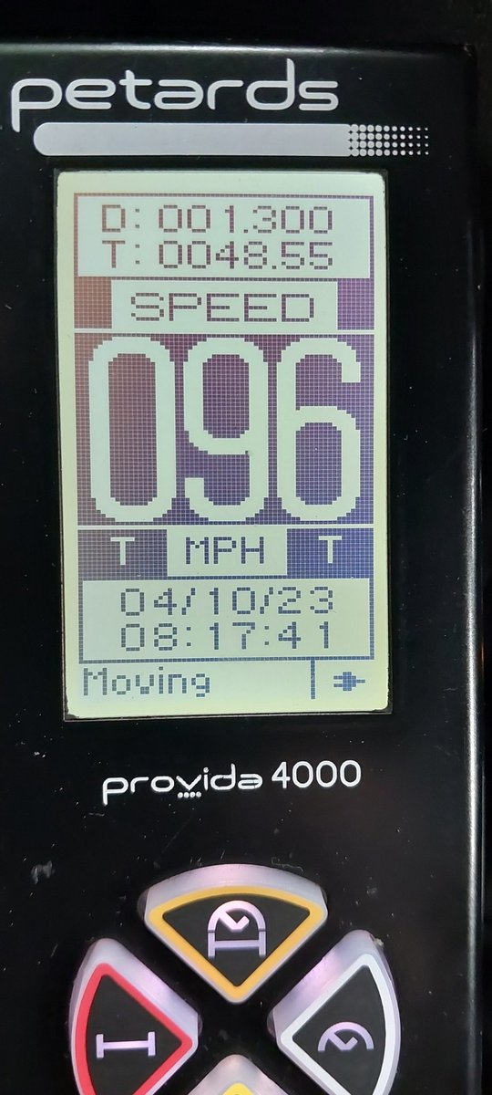 #RPU3 vehicle passed unmarked police car at excess speed on the M20. Over 1.3 of a mile recorded and average speed of 96mph. Driver issued with  a tor and allowed on her way. #Fatal4 DS