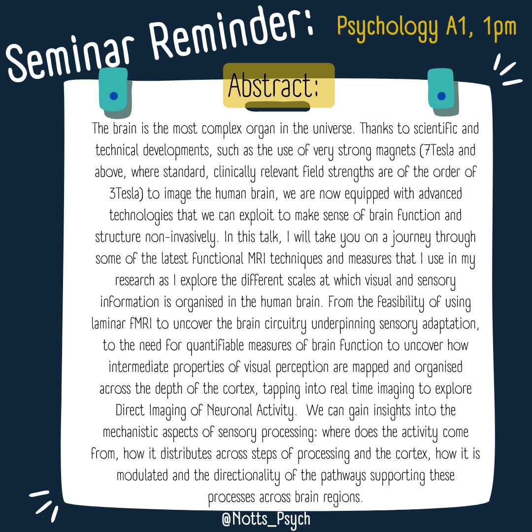 Don't forget about our seminar today. Here's the abstract! #NottsPsychSeminars