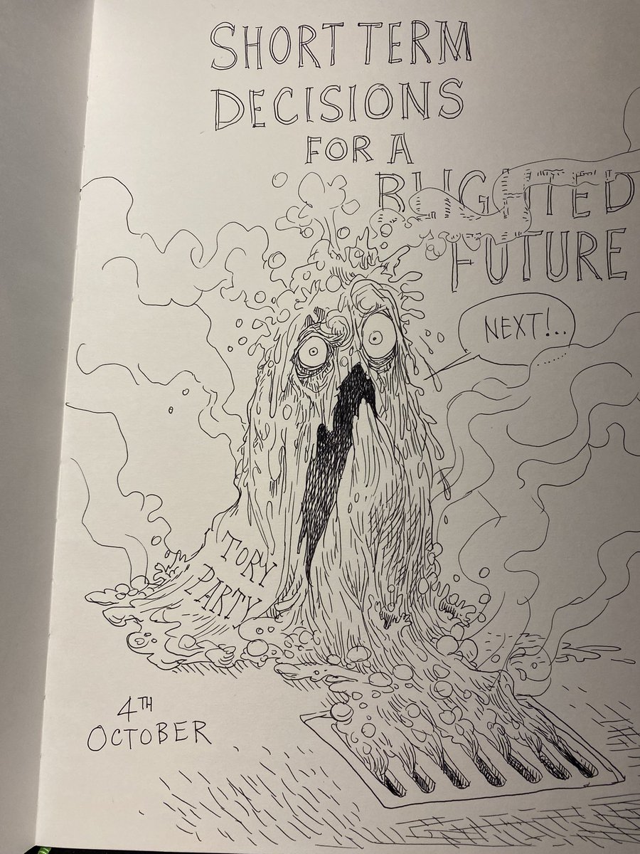 Five years…a sketchbook of political drawings.