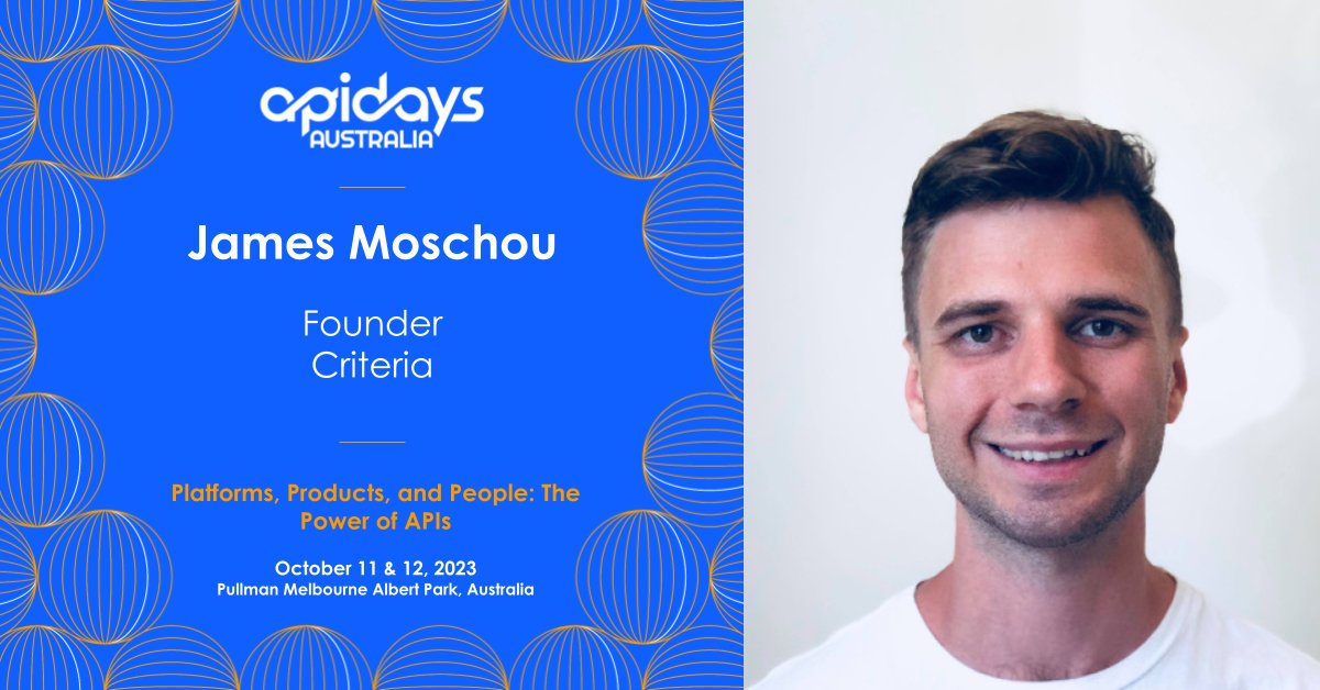 Join us next week at #apidays Australia where our founder <a href="/jcmosc/">James Moschou</a> will be speaking on mapping your business model to API design!

Learn how the business side can impact tech design decisions, and walk away better equipped for your next API launch.

ticket.apidays.global/event/apidays-…