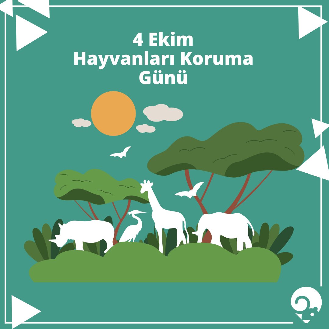 🌍❤️ Bugün, 4 Ekim Hayvanları Koruma Günü! 
Hayvanları koruyarak, onlara daha iyi bir gelecek sunabilir, daha fazla insanın bu konuda farkındalık kazanmasına yardımcı olabiliriz! 🙌🐾

#HayvanlarıKorumaGünü #HayvanHakları #HayvanlarıKoruma #DoğayaSaygı