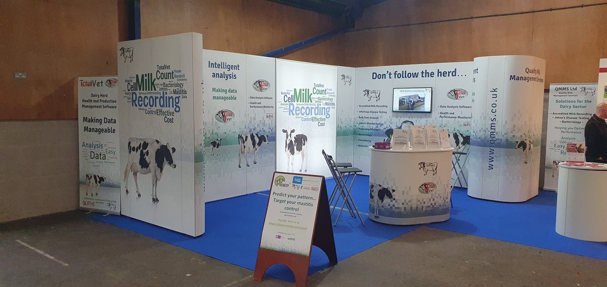 All set for the 2023 Dairy Show.  Come and see us, same place, same faces...