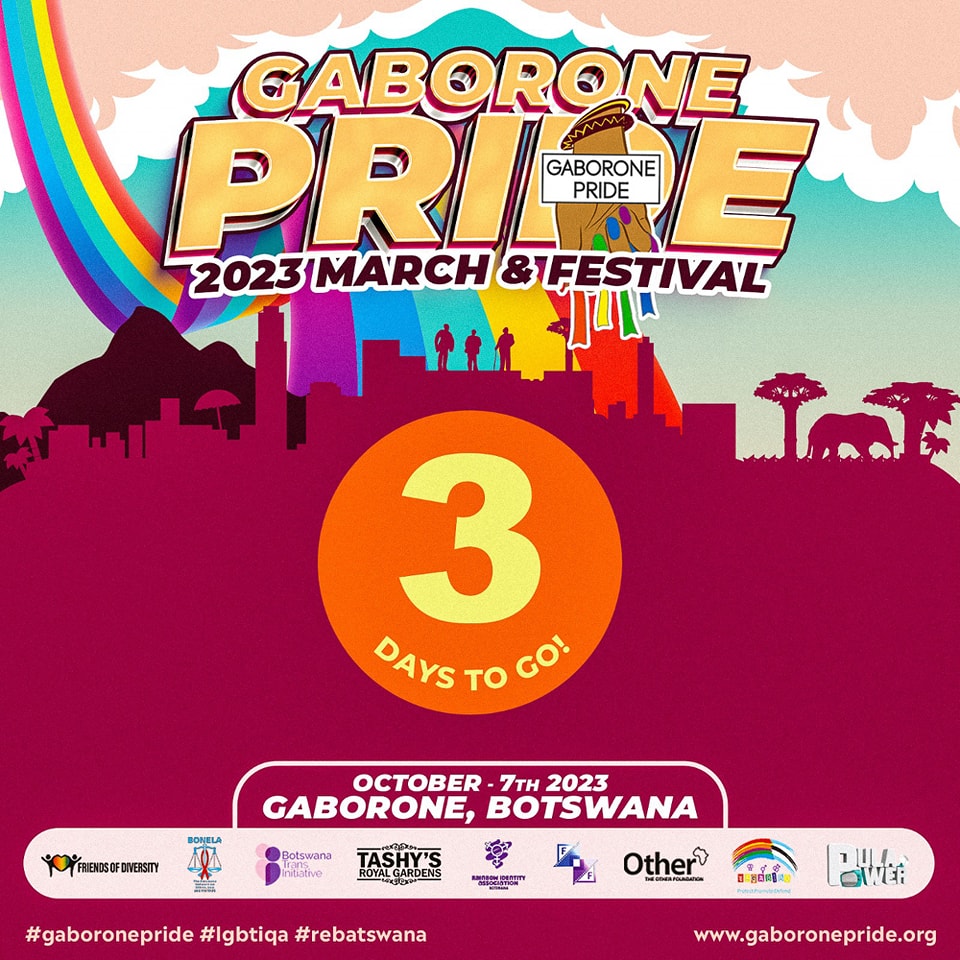 Is your Outfit ready???? This is the place to come express yourself in the most authentic way. 

We can't wait to see you.

#GaboronePride #ReBatswana #MindsetChange #LGBTIQRights