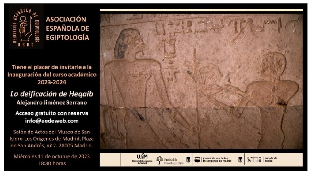 Asociación Española de Egiptología tweet media