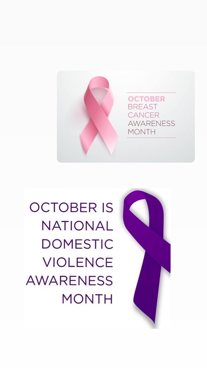 _kaDiDi_'s tweet photo. OCTOBER - Breast Cancer Awareness &amp; National Domestic Violence Awareness Month 🩷💜 https://t.co/LmRxro04xH