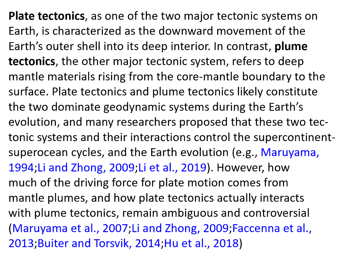 I read a lot of academic papers about plate tectonics. Many of them assume a prior base knowledge which can make them less accessible for the non-specialist. 

This one, however, starts with as good a summary of the various models for plate &amp; mantle dynamics as I've read.