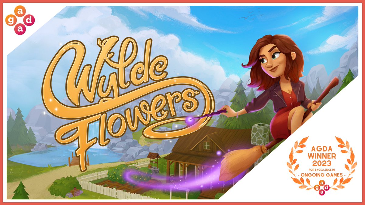 The_AGDAs's tweet photo. The #AGDAs23 Winner For
Excellence in Ongoing Games is…

Wylde Flowers by @StudioDrydock https://t.co/GhZpHEWbI5