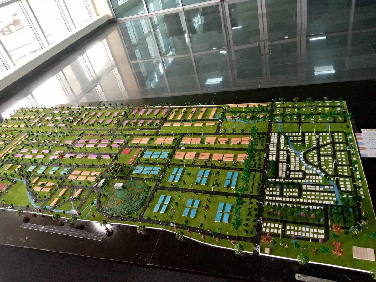 This is the 1000-hectare Muhammadu Buhari Industrial Park located in Dadin Kowa, few kilometers away from the 40MW Hydropower plant. 

It has all the necessary infrastructure needed for firms to set up their plants including road networks, solar-powered street lights, water,