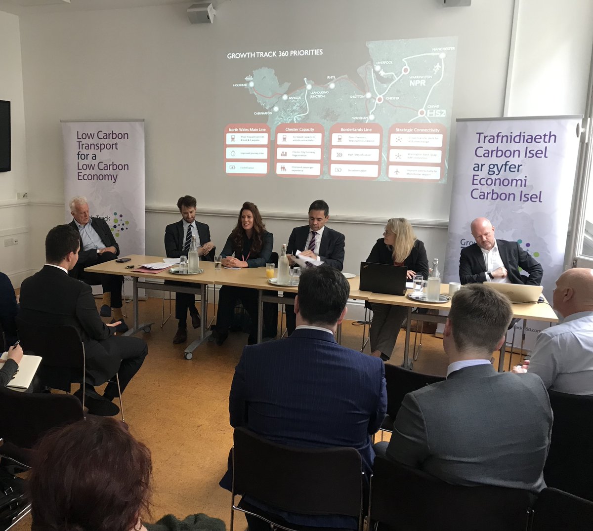 360_track's tweet photo. Here's Helen Swift @AirbusintheUK at our #CPC23 fringe: 'Around 45% of Airbus's workforce cross the Wales-England border daily. The next generation of low-carbon aircraft will need a locally-based supply chain with excellent local transport for passengers and freight.' https://t.co/Rp2VdzKJ7V