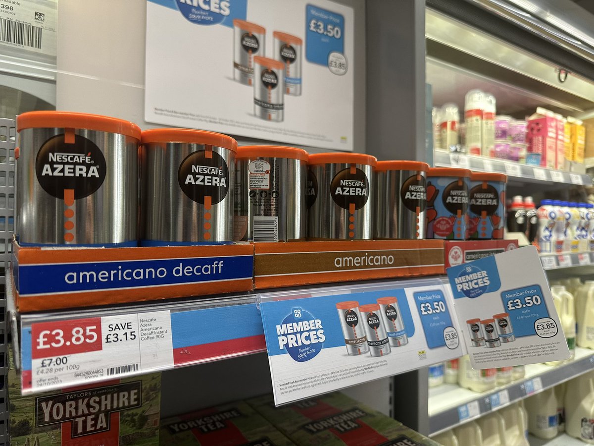 VikingsTomB's tweet photo. Member prices in #CorpachCoop never a better reason to be a Coop member!
Also being slightly creative with our “bakery” stand 🇲🇽 🐔 ☕️ 🍜
#ItsWhatWeDo #MemberPrices #Mexican #CoopRadio https://t.co/pxj049rQKZ