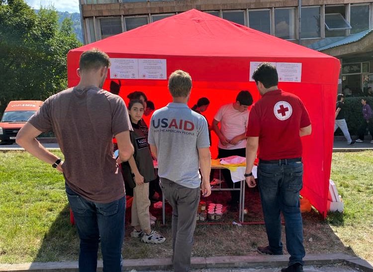 Ambassador Kristina A. Kvien (@usambyerevan) on Twitter photo Critical work by USAID’s Disaster Assistance Response Team (DART) in Goris where they work with Armenian and international partners to coordinate U.S. humanitarian response to those affected by the crisis in Nagorno-Karabakh. <a href="/USAIDSavesLives/">USAID's Bureau for Humanitarian Assistance</a> Critical work by USAID’s Disaster Assistance Response Team (DART) in Goris where they work with Armenian and international partners to coordinate U.S. humanitarian response to those affected by the crisis in Nagorno-Karabakh. <a href="/USAIDSavesLives/">USAID's Bureau for Humanitarian Assistance</a>