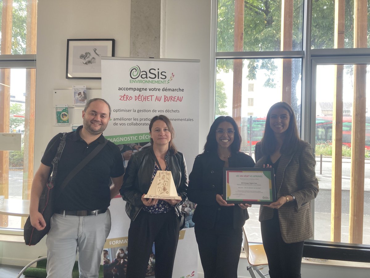 SYD_DigitalCare's tweet image. #DéfiZéroDéchet relevé ! 👏
En janvier, nous avons décidé, à l&apos;échelle du groupe, de relever le défi zéro déchet avec l&apos;aide de l&apos;association OASIS-Environnement 🌍
Le principe 👉réduire de 20 % nos déchets sur une période de six mois !