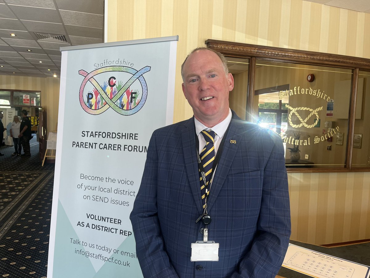 "I had a great time yesterday visiting at the ‘Together We Thrive’ Marketplace Event today at Staffordshire County Showground. It was great seeing so many organisations unite to discuss SEND in our county. 🤝 #SEND